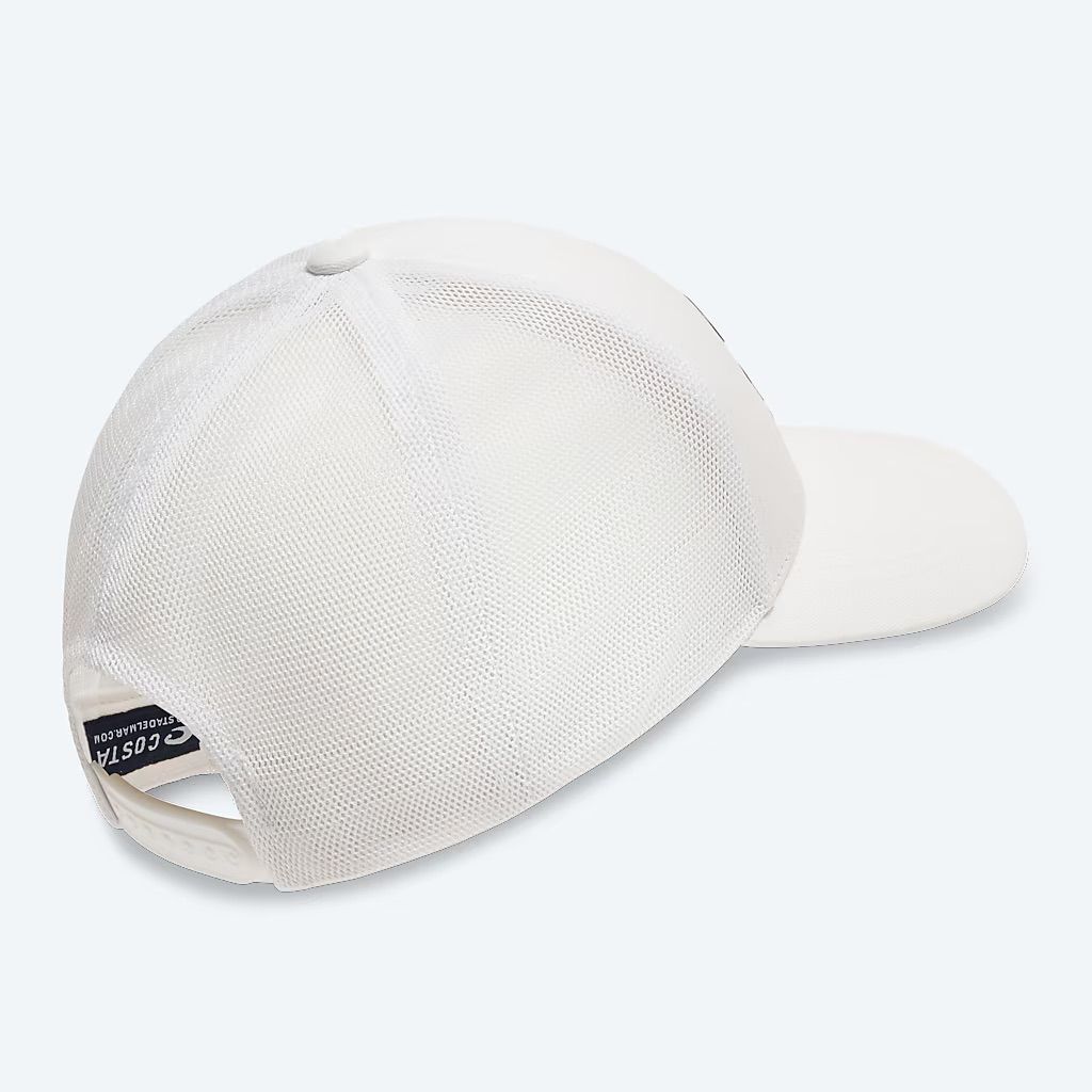 COSTA TWILL TRUCKER HAT PRIDE LOGO-WHITE