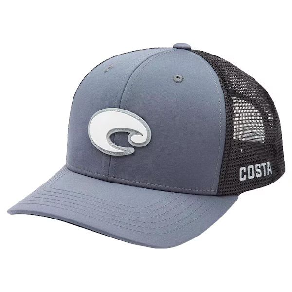 COSTA POLY PERFORMANCE TRUCKER GRAY U