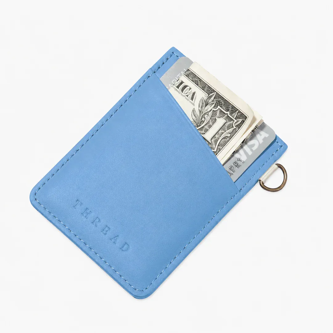 THREAD CORNFLOWER VERTICAL WALLET