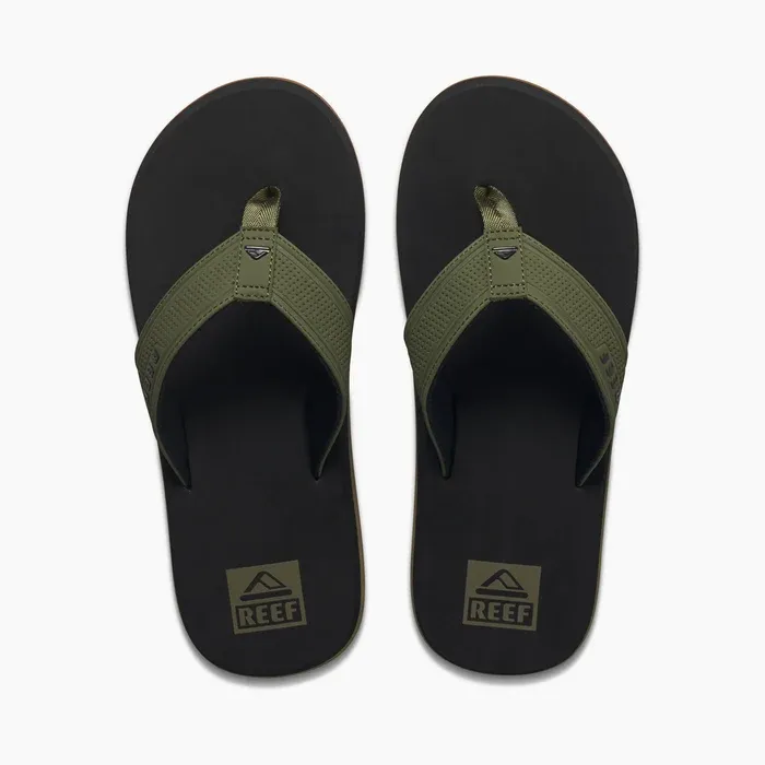 REEF THE LAYBACK-BLACK/OLIVE