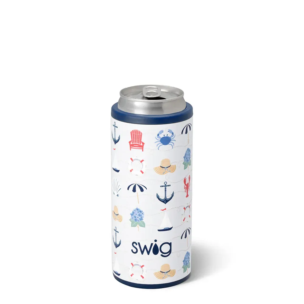 SWIG LIFE SHORELINE SKINNY CAN COOLER 12OZ