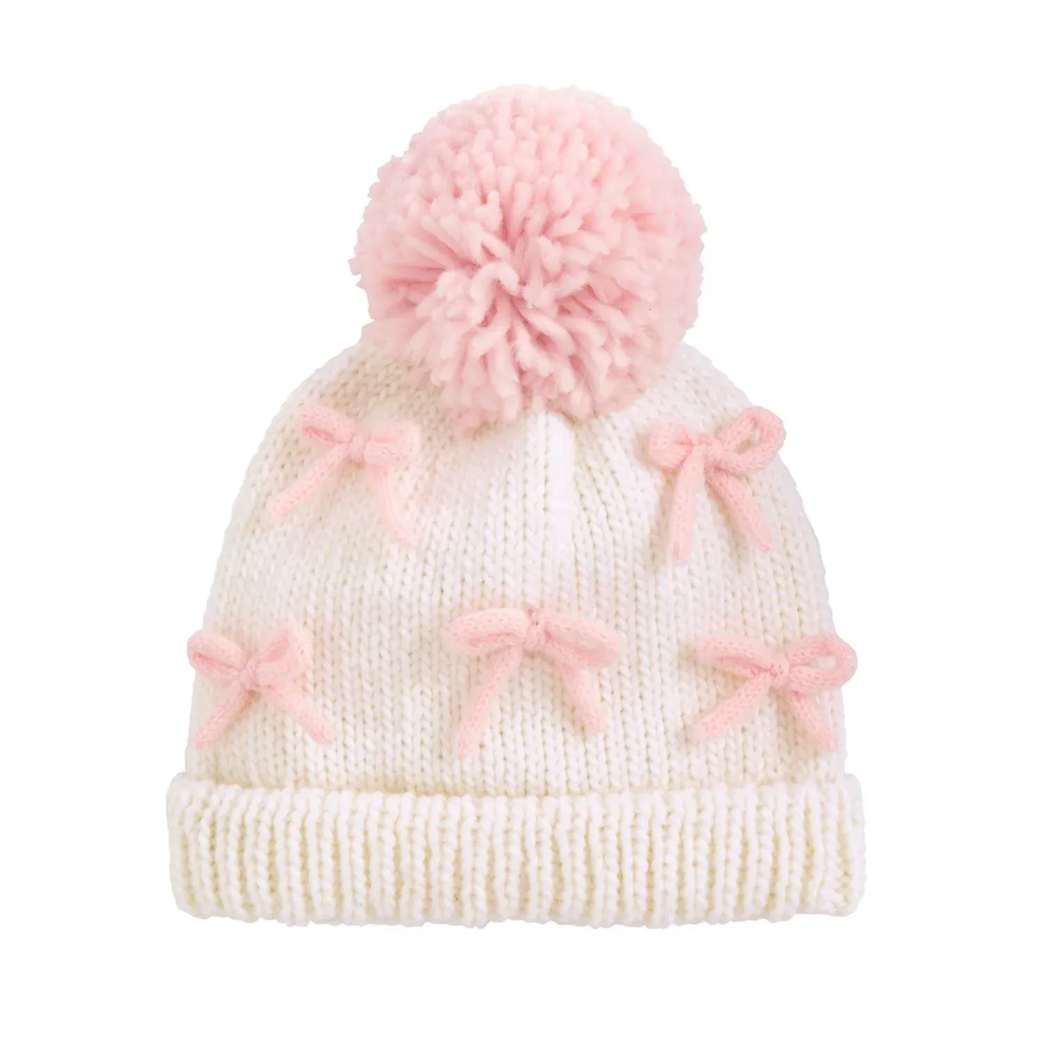 MUD PIE BOW GIRL CHUNKY KNIT HAT