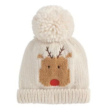 MUD PIE REINDEER CHUNKY KNIT HAT