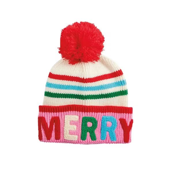 MUD PIE HOLIDAY BEANIE MERRY