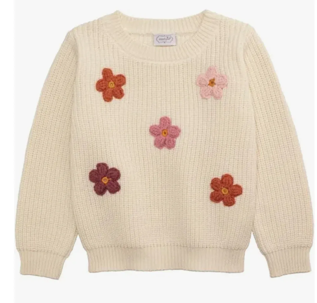 MUD PIE DAISY CREW NECK