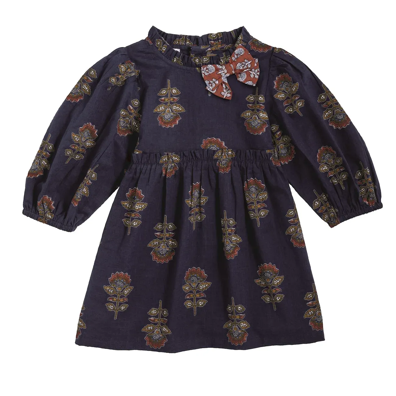 MUD PIE NAVY FLORAL DRESS