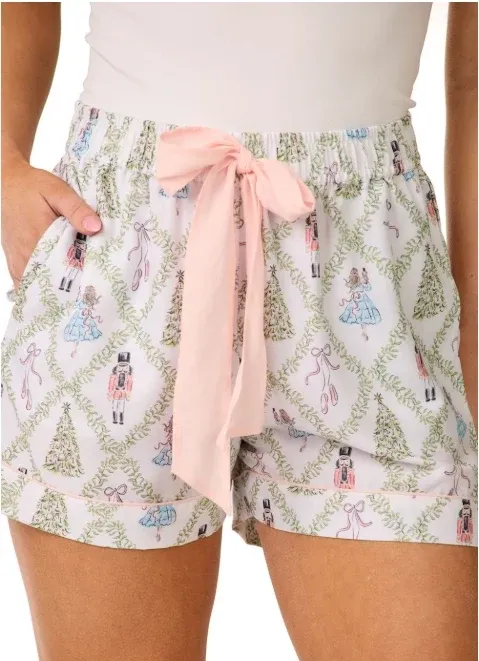 MUD PIE NUTCRACKER PAJAMA SHORTS