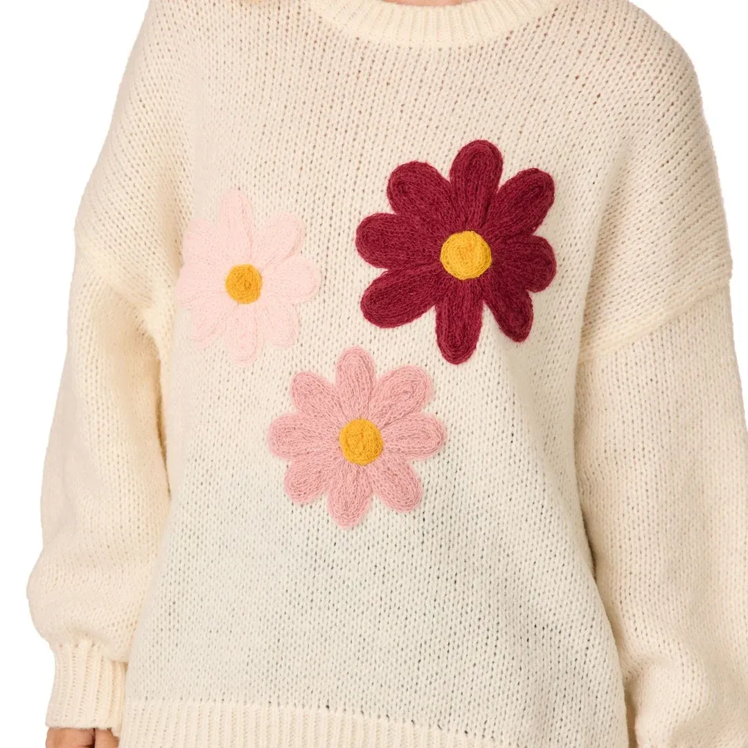 MUD PIE HARVEST FLORAL SWEATER (O/S)