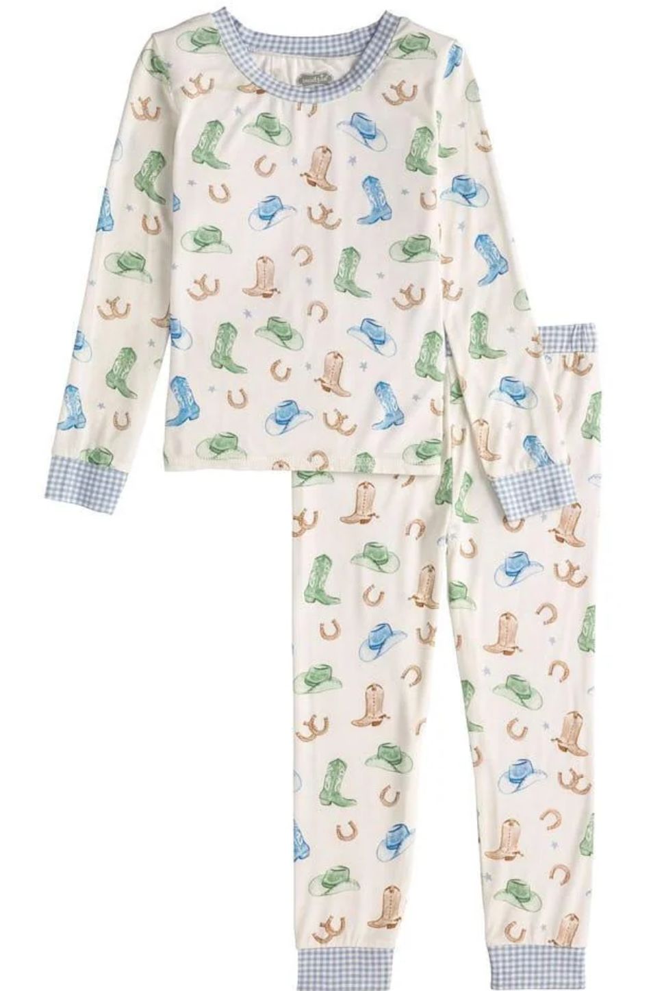 BOY COWBOY PRINT PAJAMAS