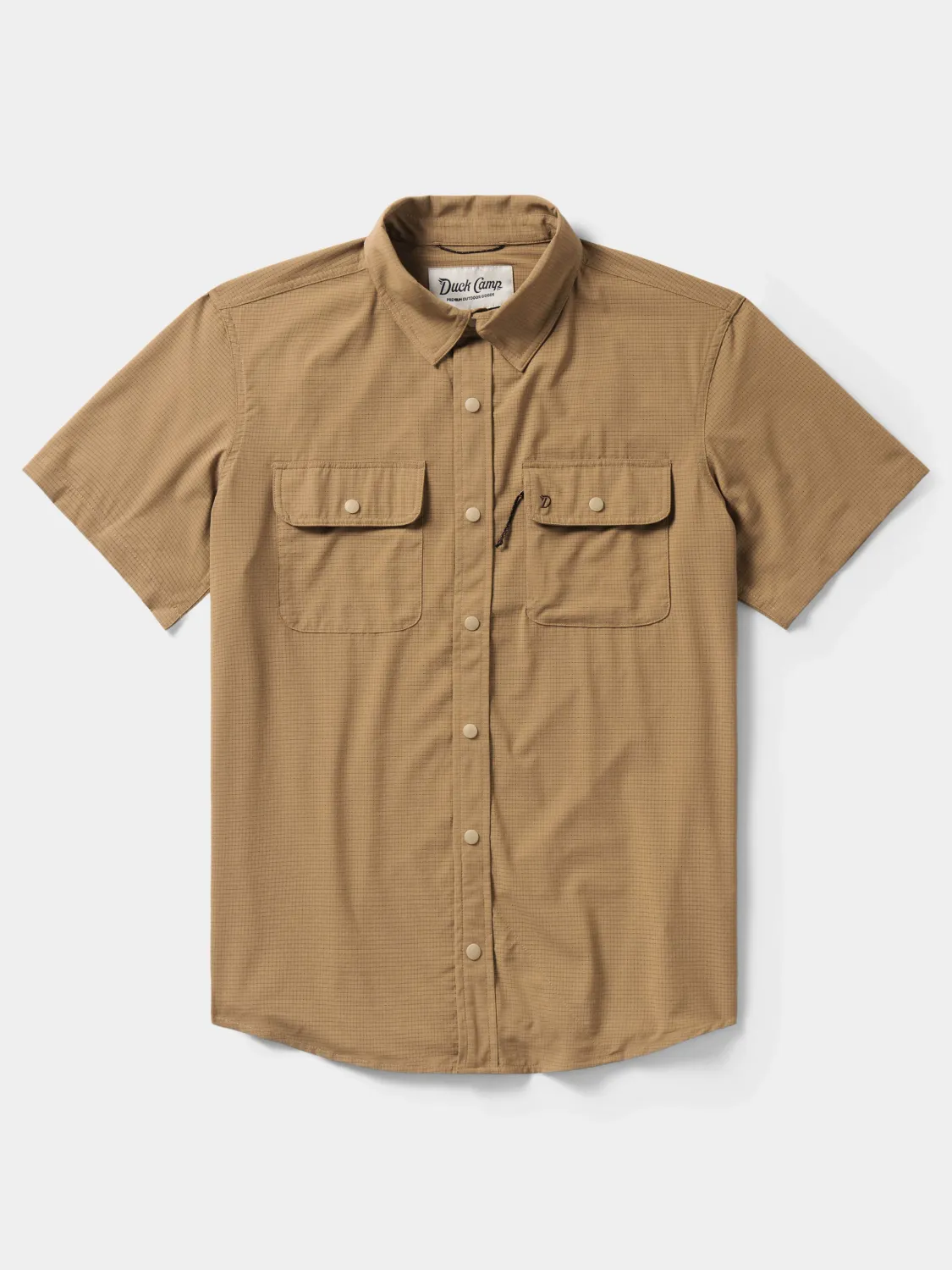 DUCK CAMP CAST &amp; BLAST PERFORATED SHIRT SS-REED