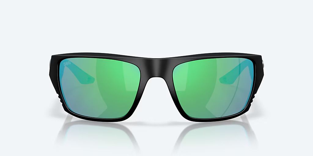 COSTA FINLET MATTE BLACK W/GREEN MIRROR 580G