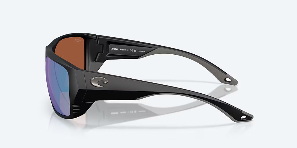 COSTA FINLET MATTE BLACK W/GREEN MIRROR 580G