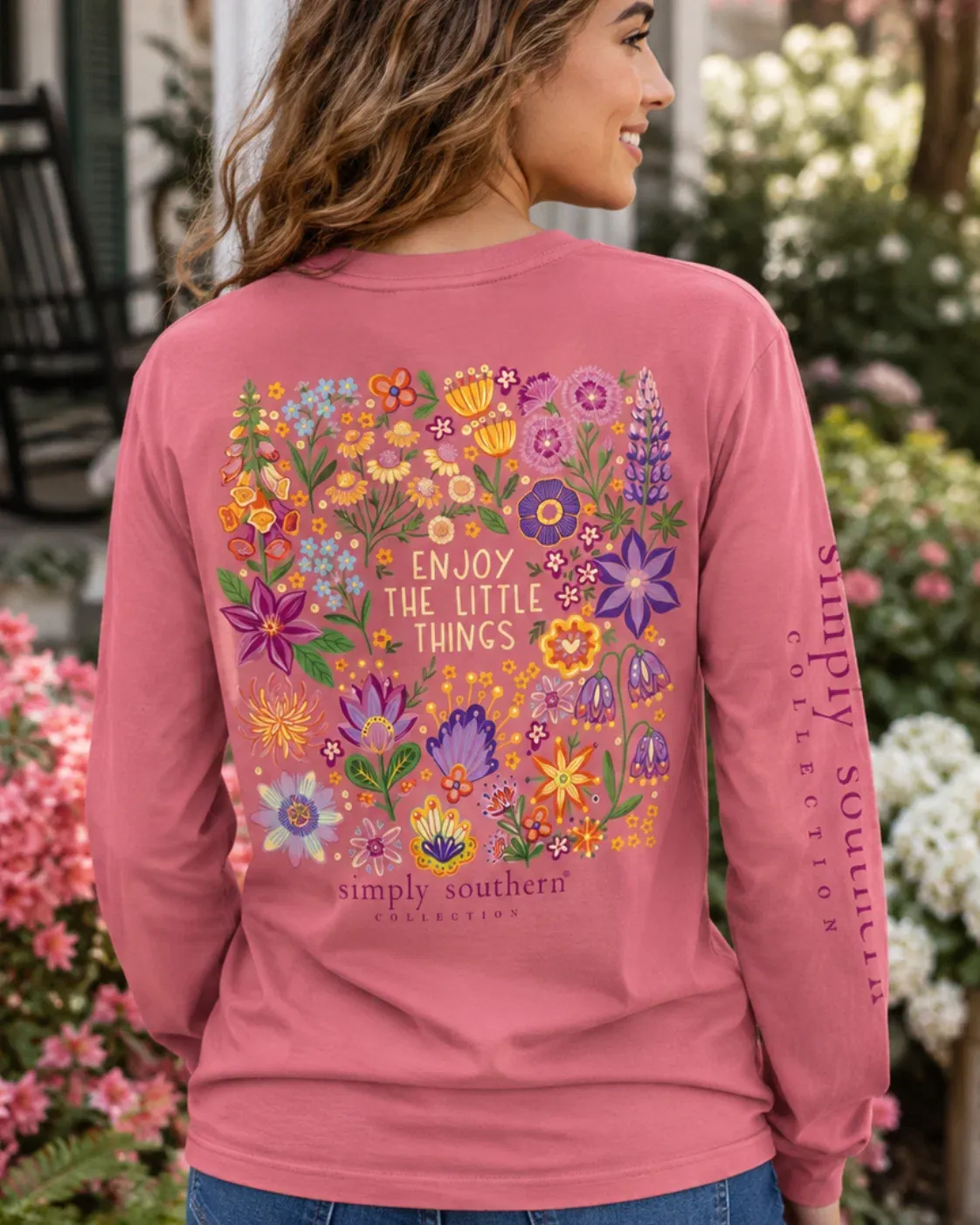 SIMPLY SOUTHERN LS-ENJOY-TEAROSE