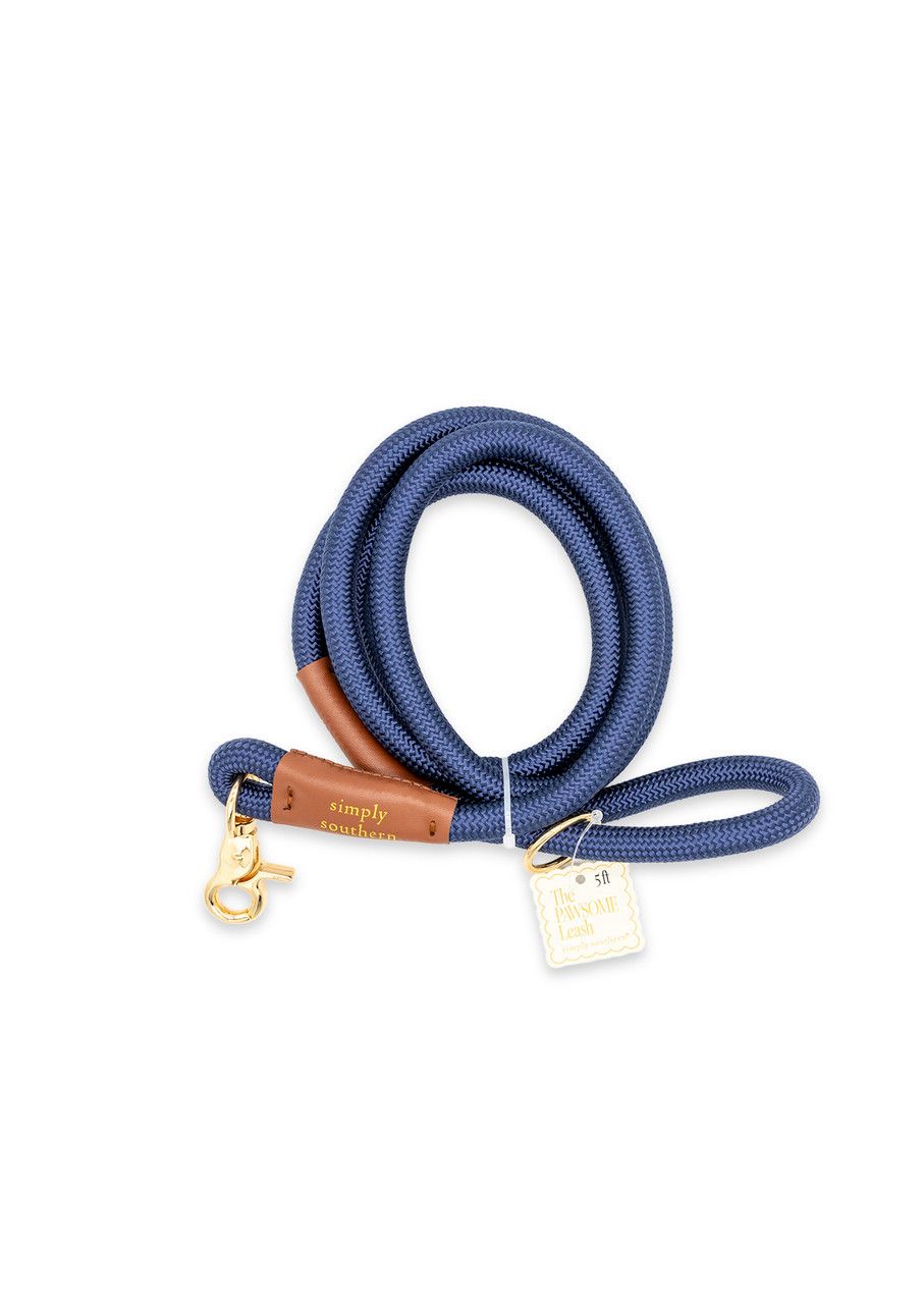 SIMPLY SOUTHERN 0226-PET-LEASH-NVY