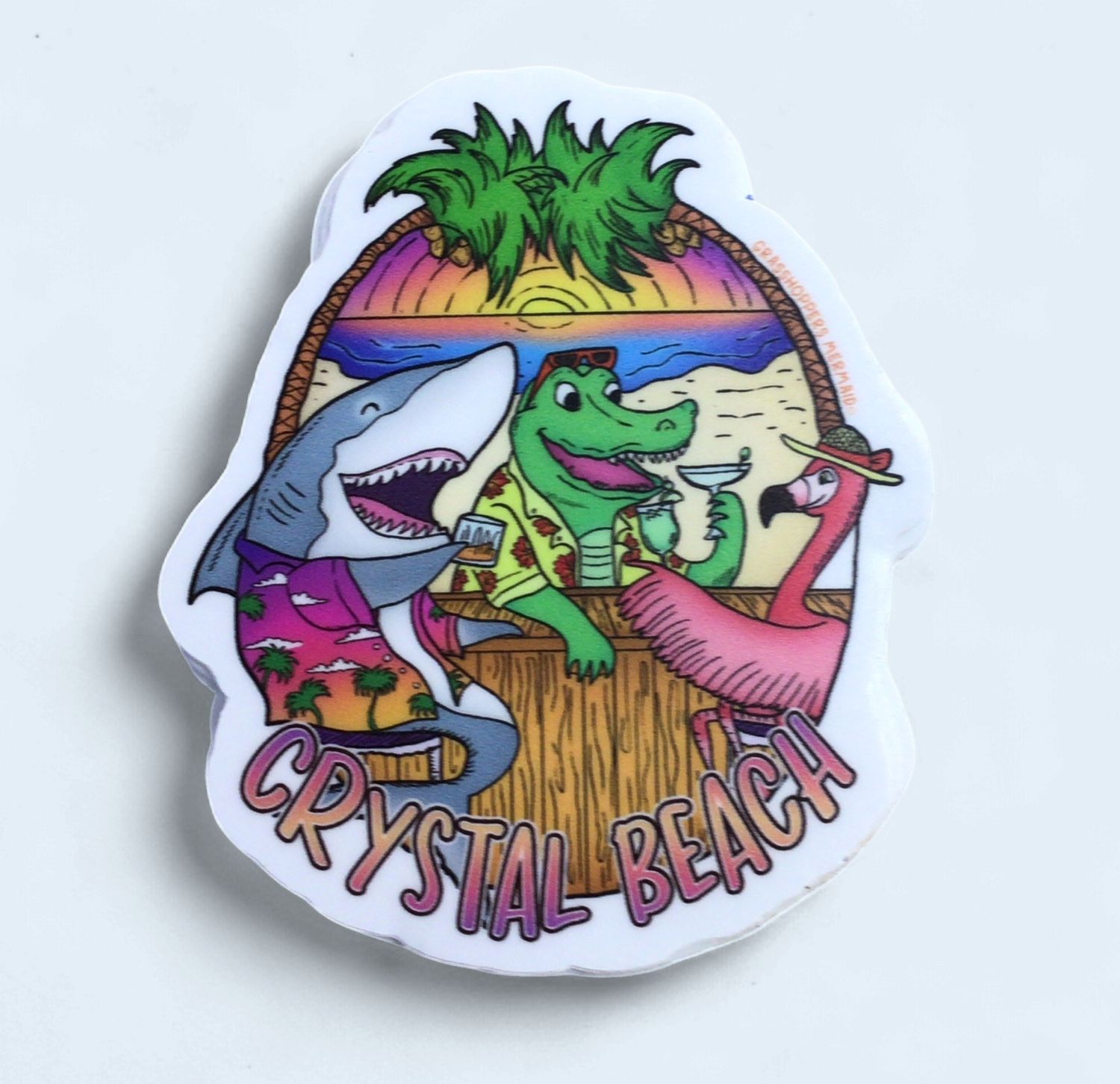 BEACH BAR CB STICKER