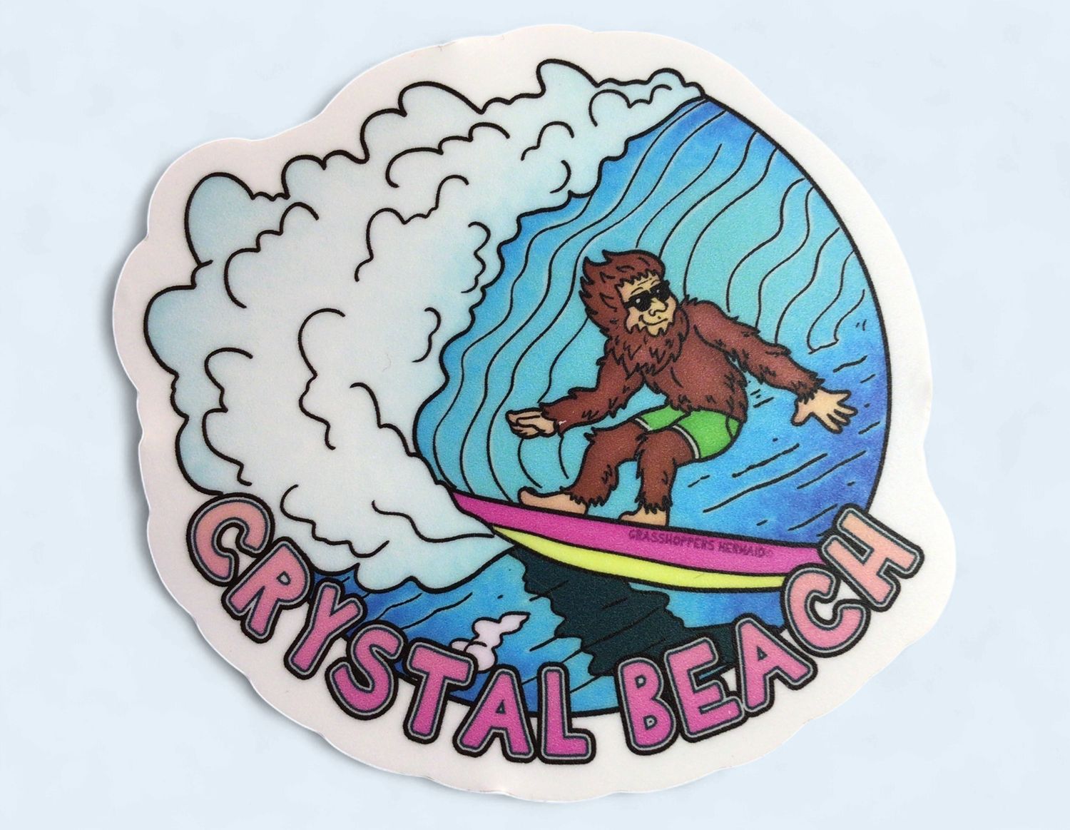 BIGFOOT SURFING CB STICKER