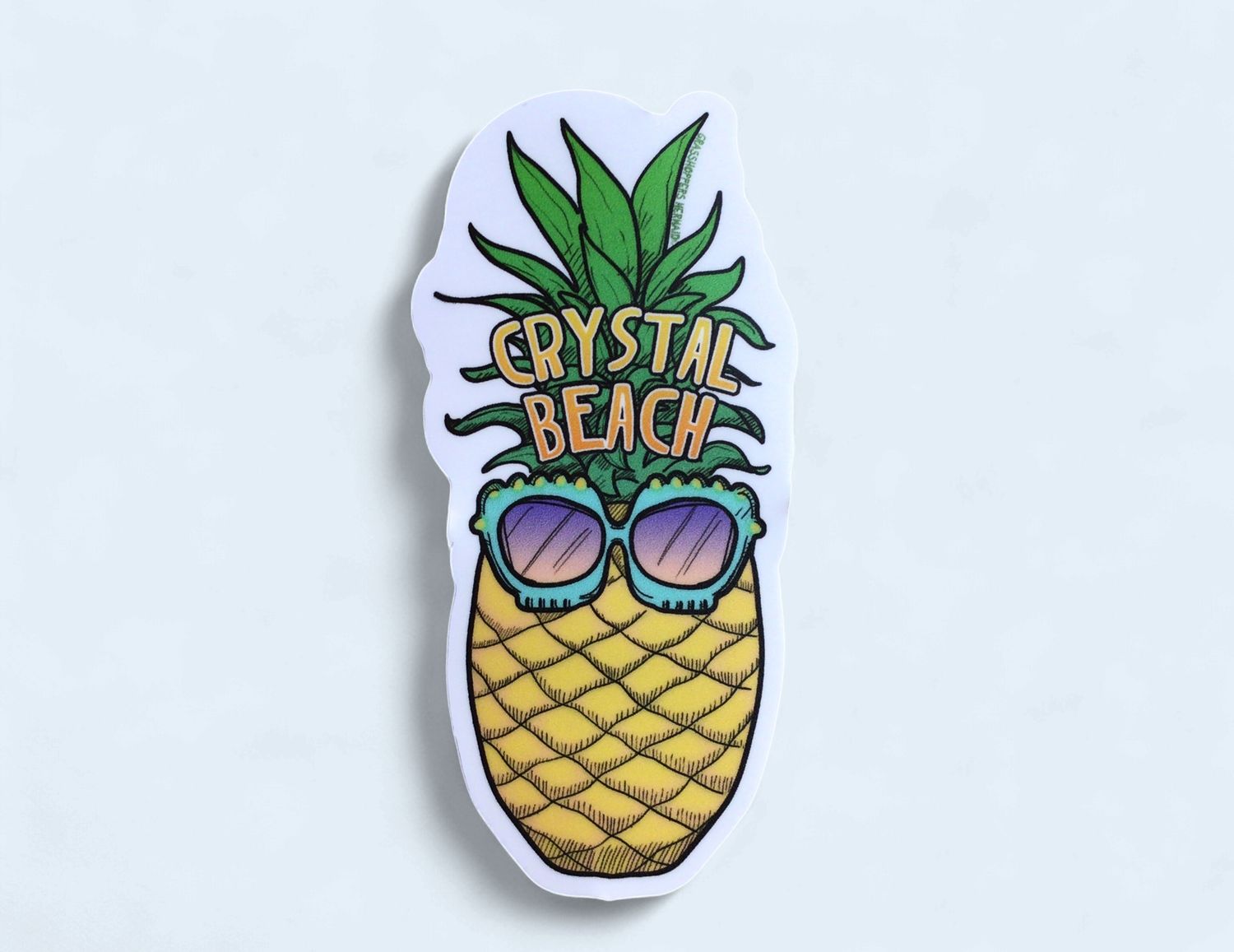 COOL PINEAPPLE CB STICKER