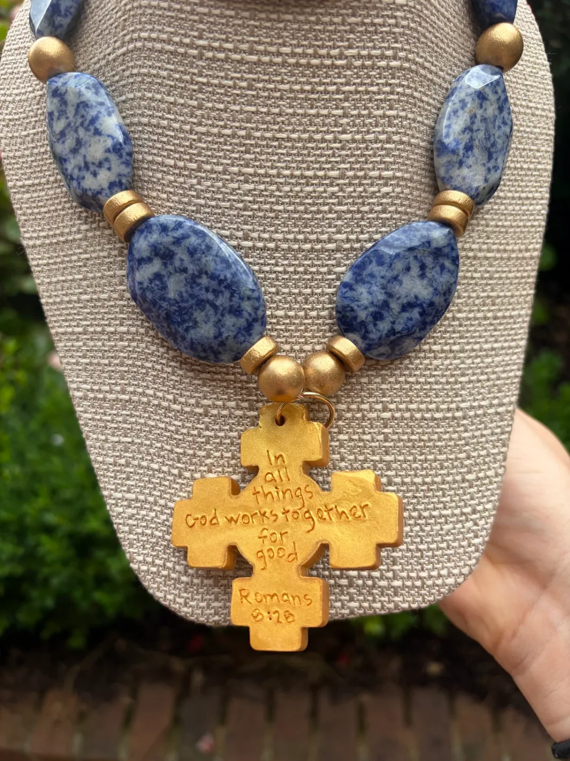 HIDDEN TRUTH JEWELRY BLUE SODALITE NUGGETS W/ BECKY PEARL GEM
