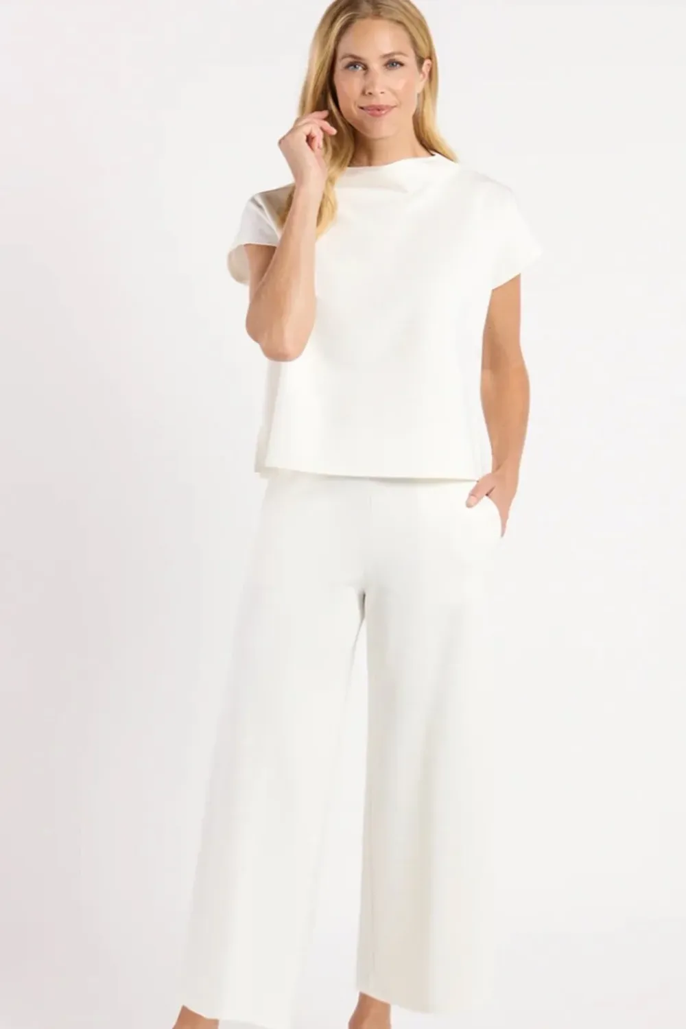 JUDE CONNALLY LOLLY PONTE/CREAM PANT