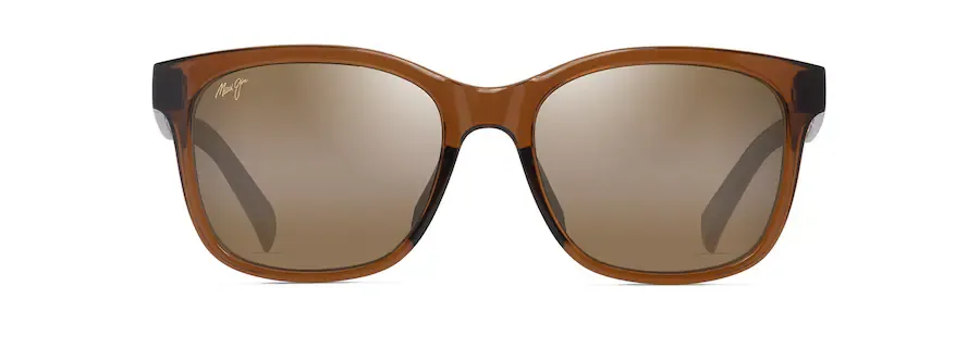 MAUI JIM HCL OWELO SHINY TRANS DARK BROWN