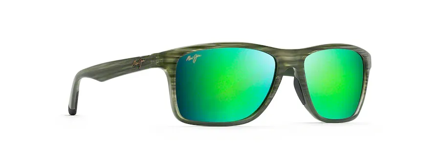 MAUI JIM MAUIGREEN OFFSHORE OLIVE STRIPE FADE