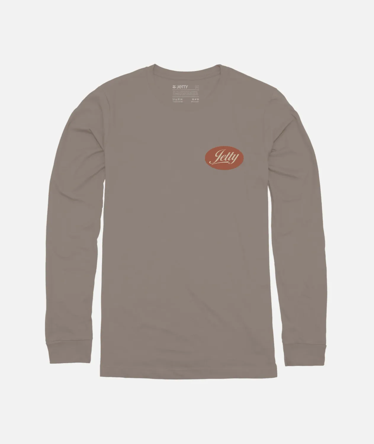 JETTY QUACK LS TEE-CINDER