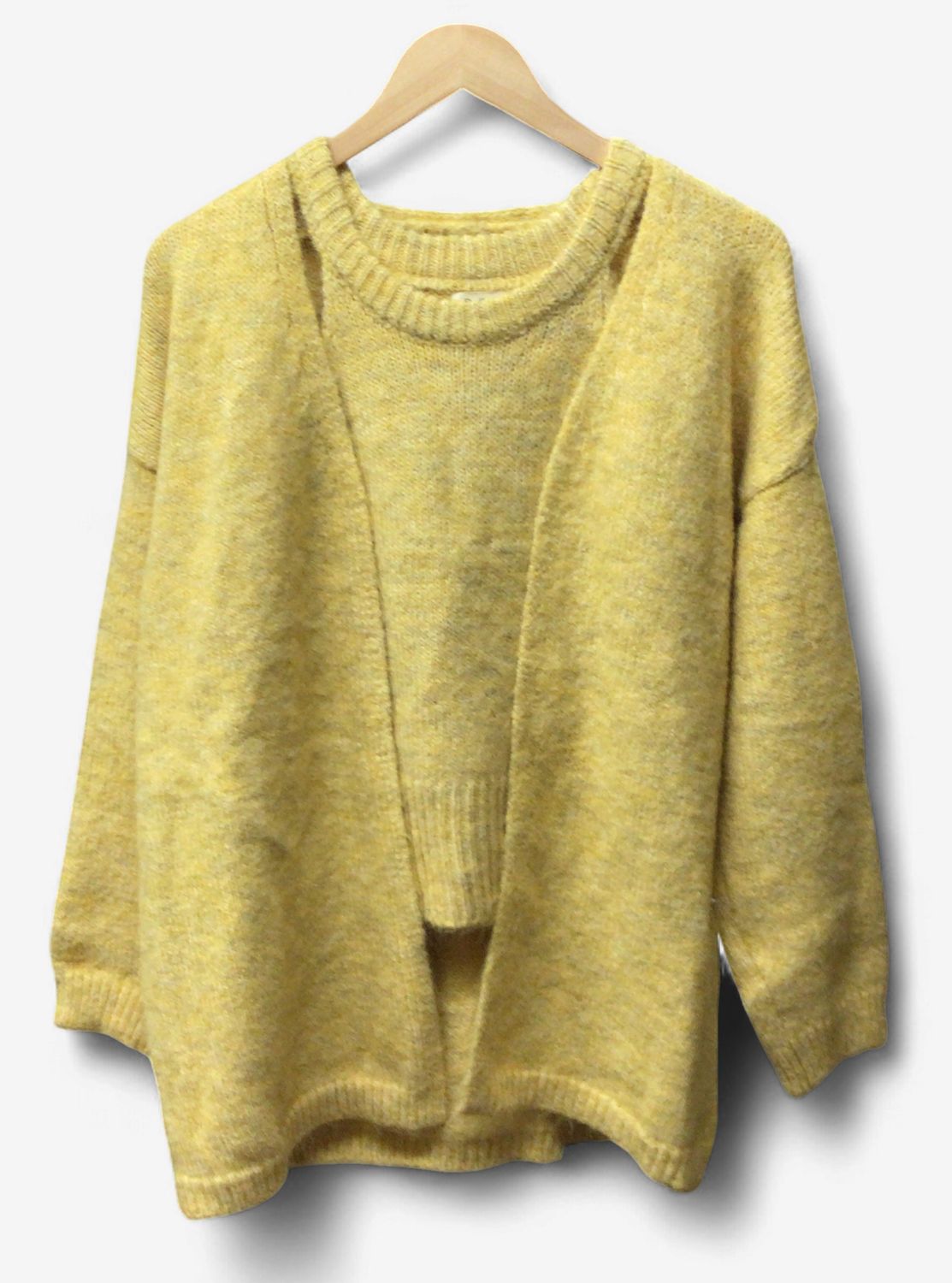 POL SWEATER SET ONE SIZE-HONEY