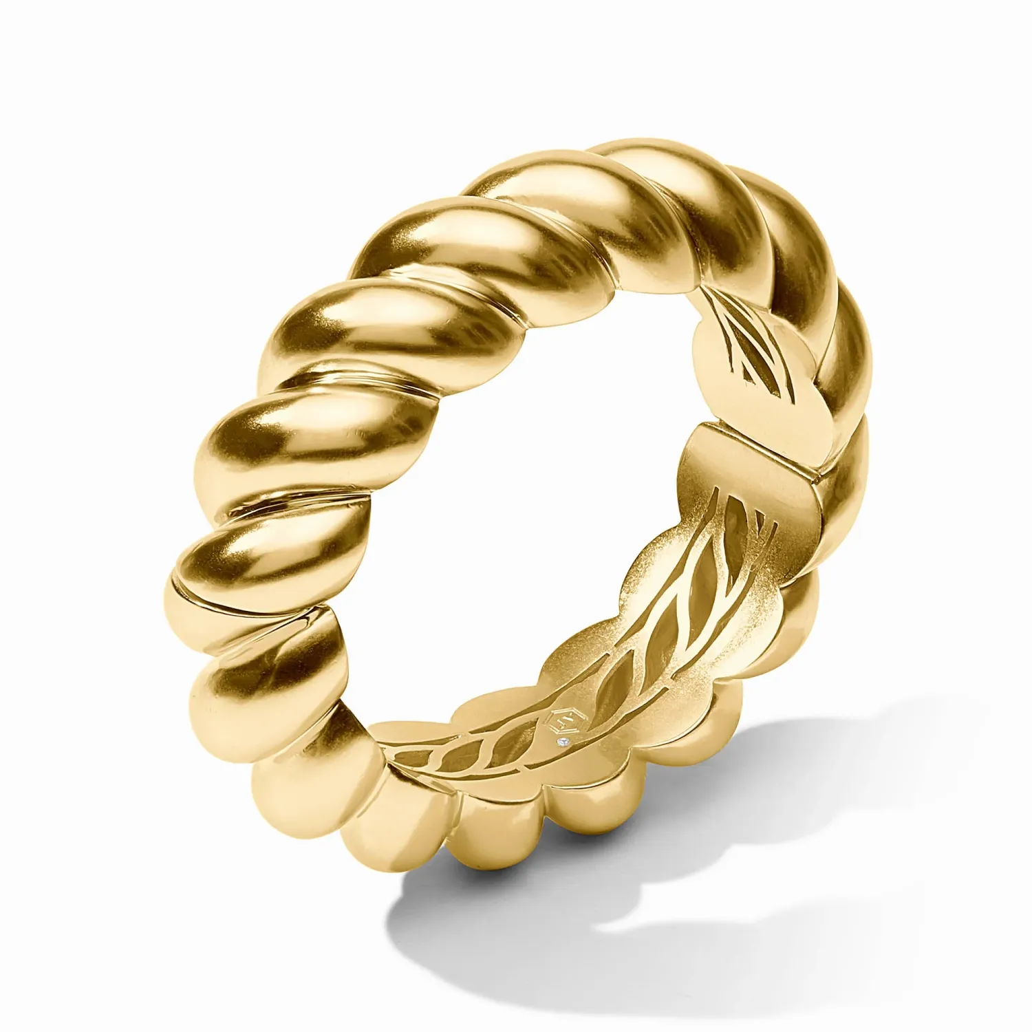 JULIE VOS RAVELLO STATEMENT HINGE BANGLE-GOLD-OS