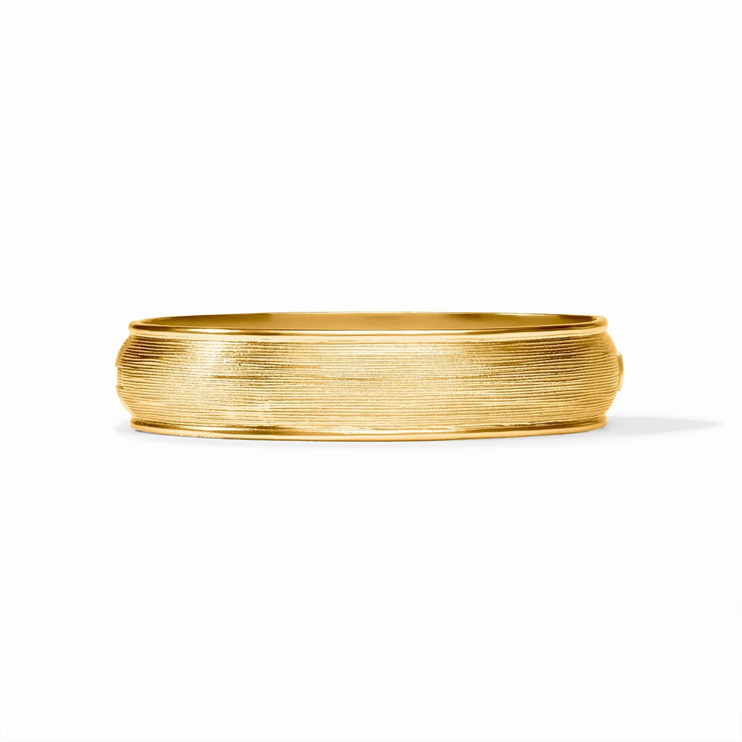 JULIE VOS COBBLESTONE HINGE BANGLE-GOLD