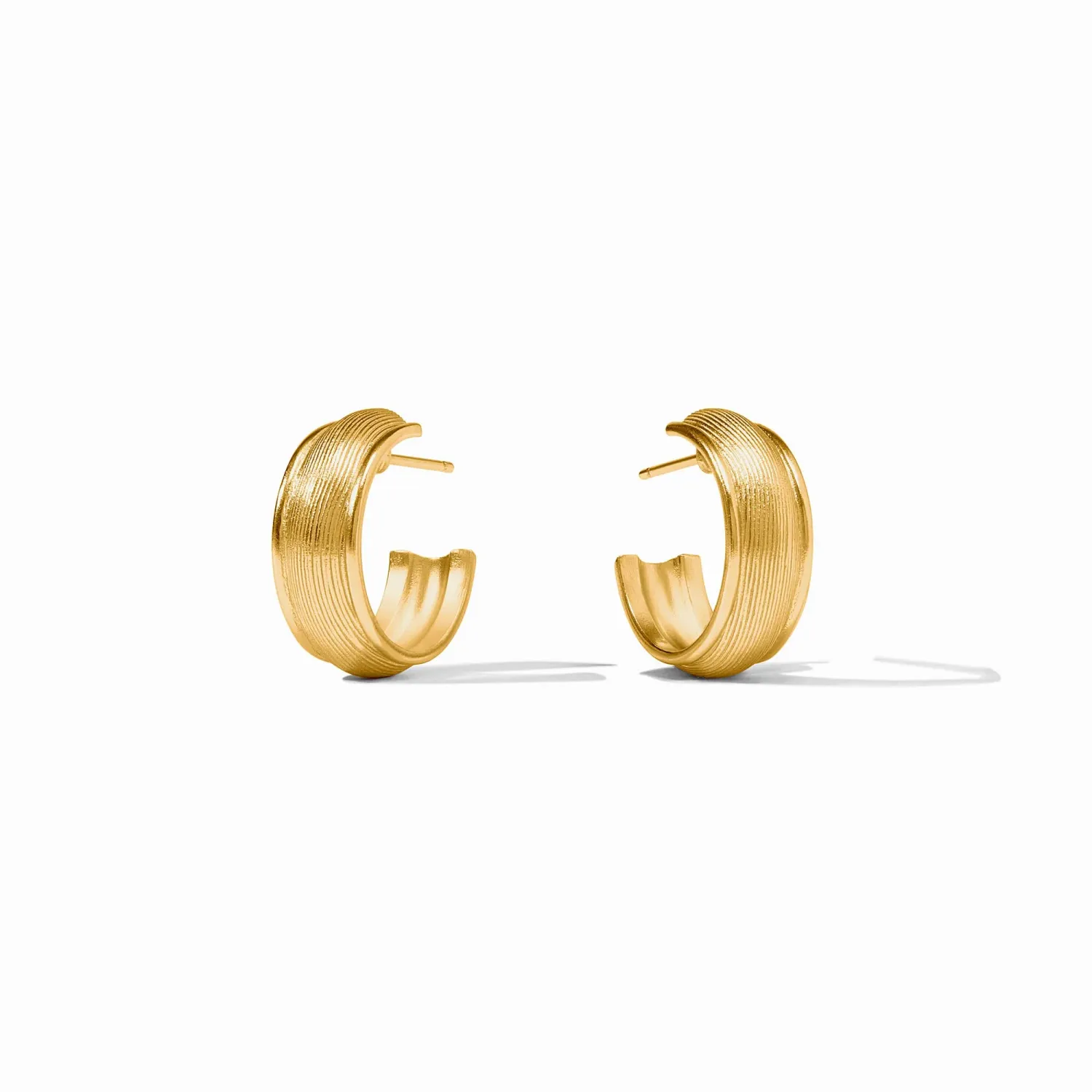 JULIE VOS COBBLESTONE HOOP-GOLD