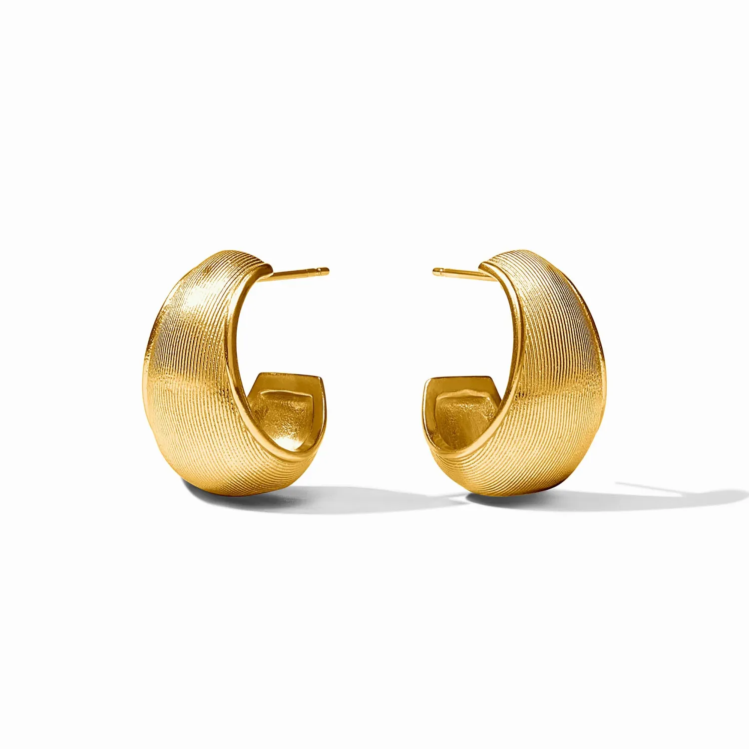 JULIE VOS COBBLESTONE STATEMENT HOOP-GOLD