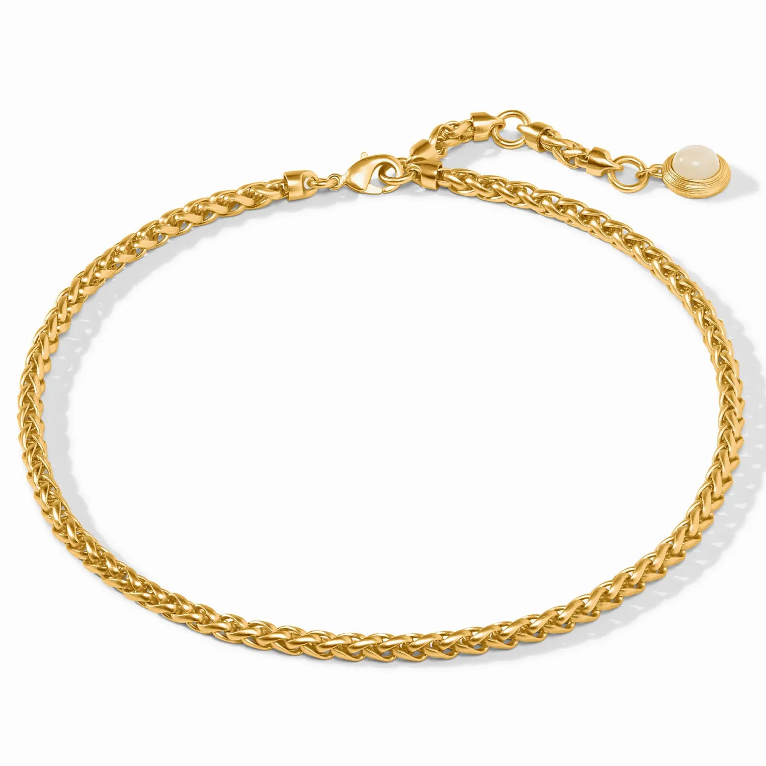 JULIE VOS COBBLESTONE LINK NECKLACE-GOLD