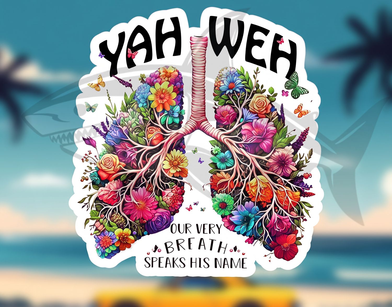 YAHWEH OUR VERY BREATH STICKER