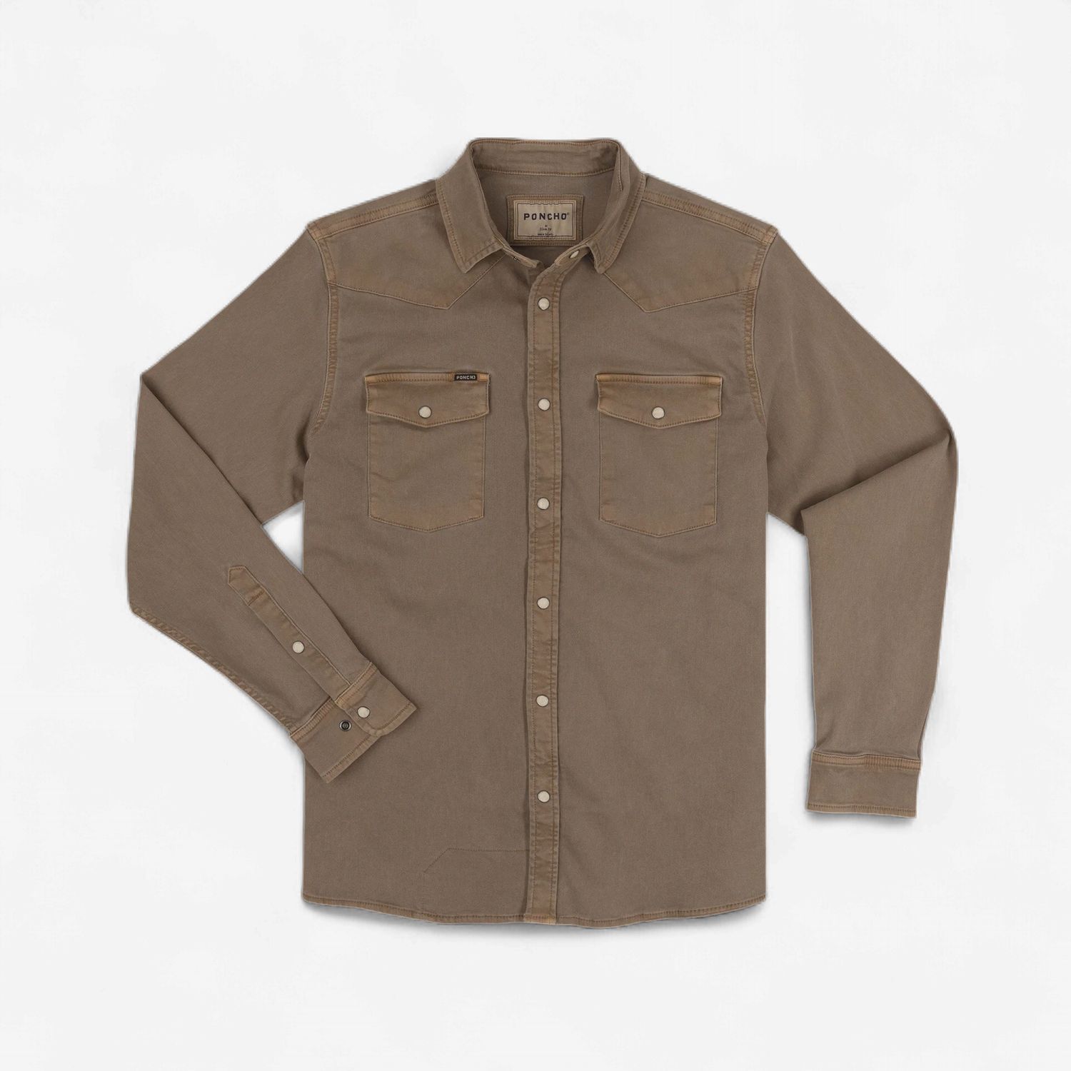 PONCHO THE COTULLA LS-BROWN