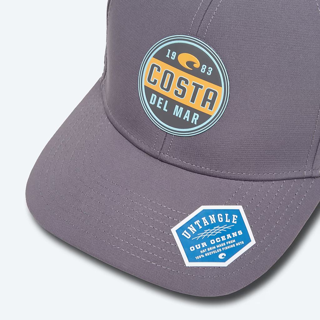 COSTA PRADO PERFORMANCE HAT- CHARCOAL U