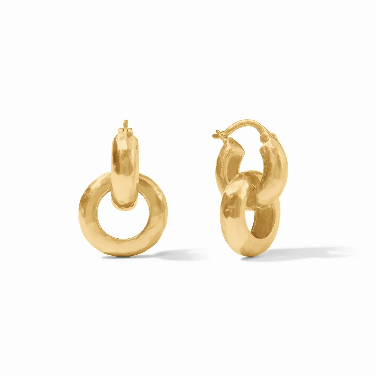 JULIE VOS CATALINA 2 IN 1 EARRING-GOLD OS