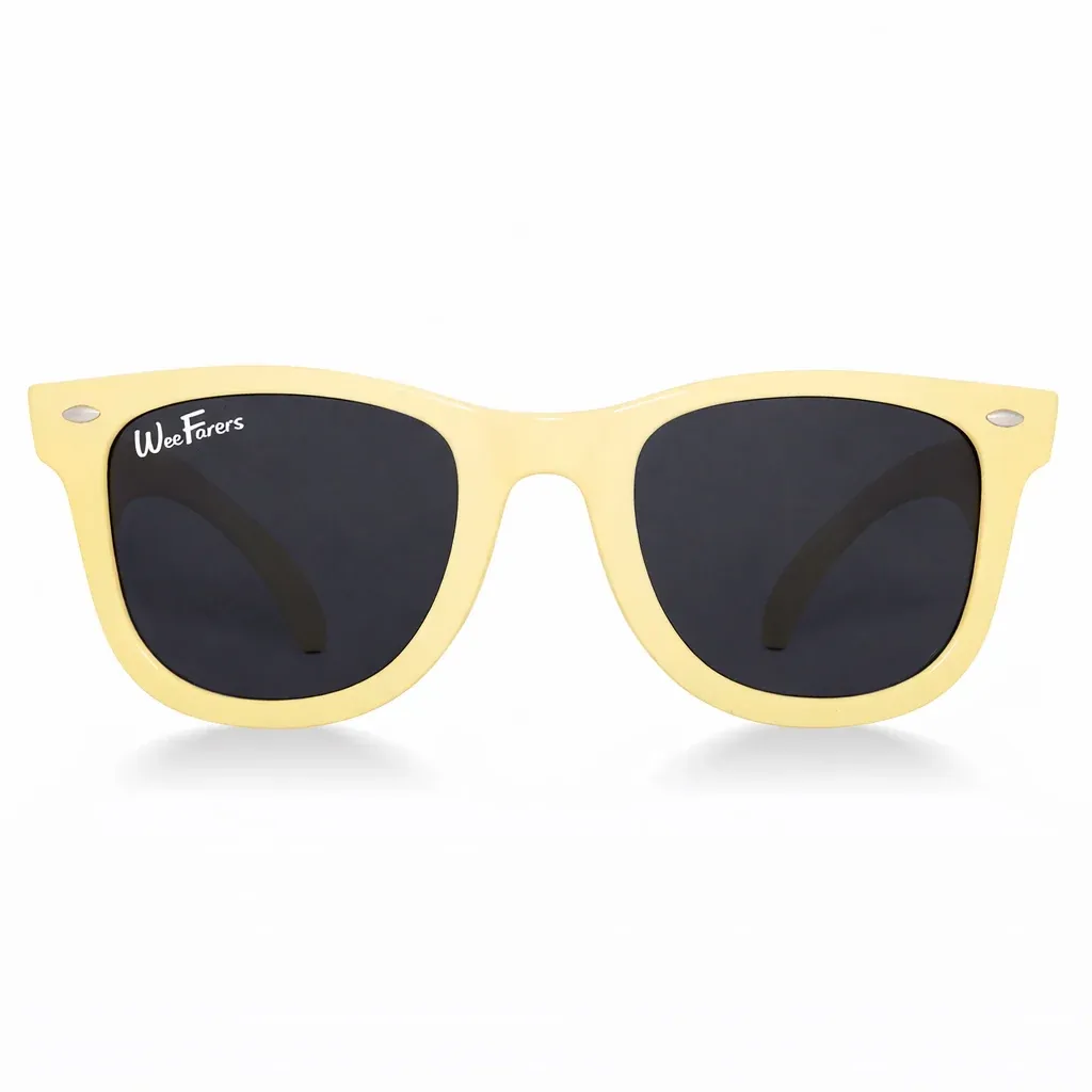 POLARIZED WEEFARERS KIDS SUNGLASSES-YELLOW