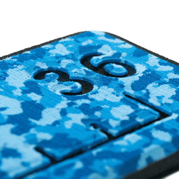36-INCH FISH RULER, Color: Aqua Camo/ Black