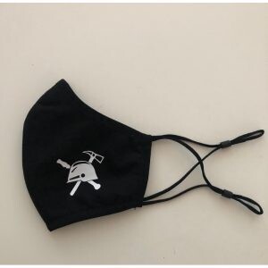 Mundbind m/logo ( i stof )