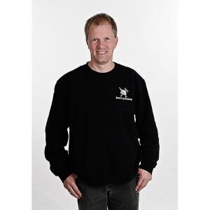 Sweatshirt med logo
