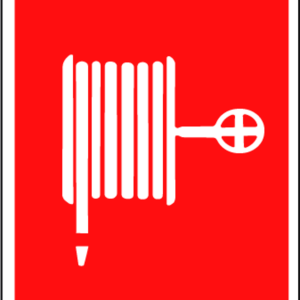 Brandslange skilt - Folie