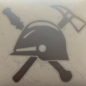 Klistermærke udskåret, Sølv #6