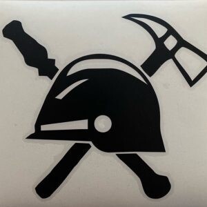 Klistermærke udskåret, Sort #4