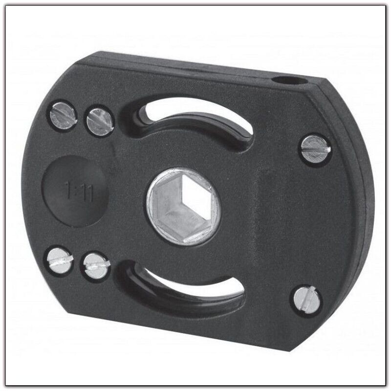 TREUIL GRAND MODELE 1/11 NOIR AVEC AXE POUR VOLET ROULANT
