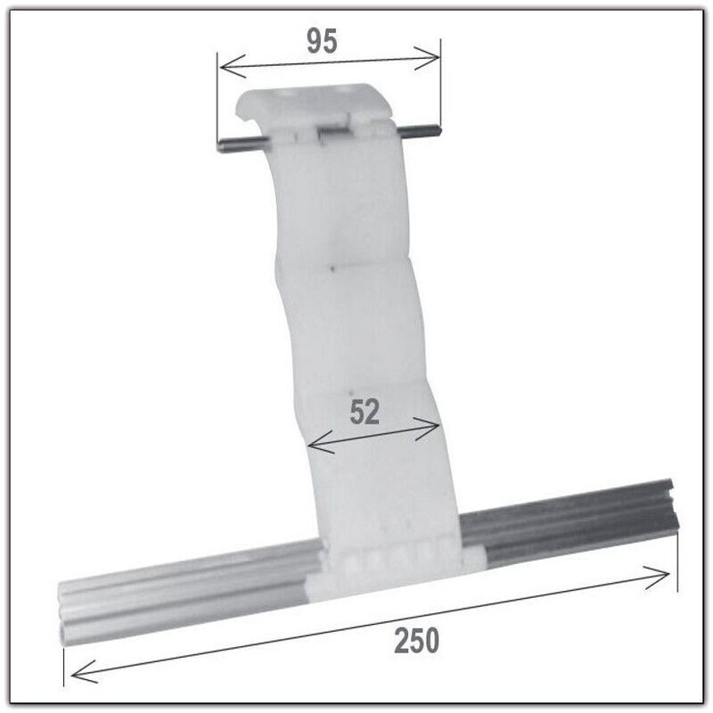 ATTACHE DE SECURITE 2 MAILLES POUR LAME DE 55 et 61 mm