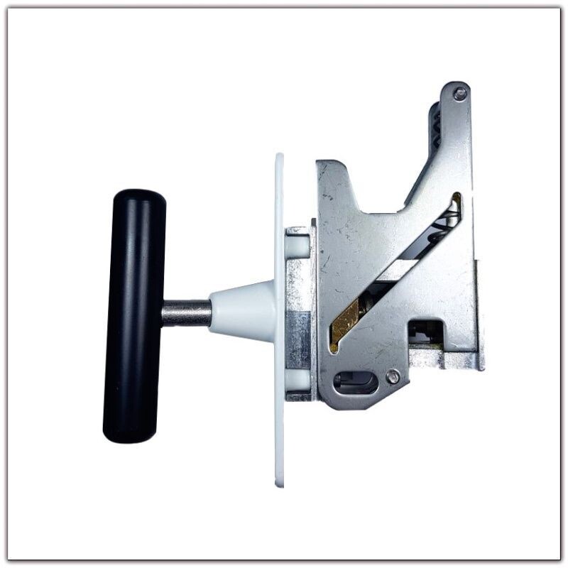 POIGNEE DE JALOUSIE GAMME TECHNAL A TIGE REVERSIBLE BLANC