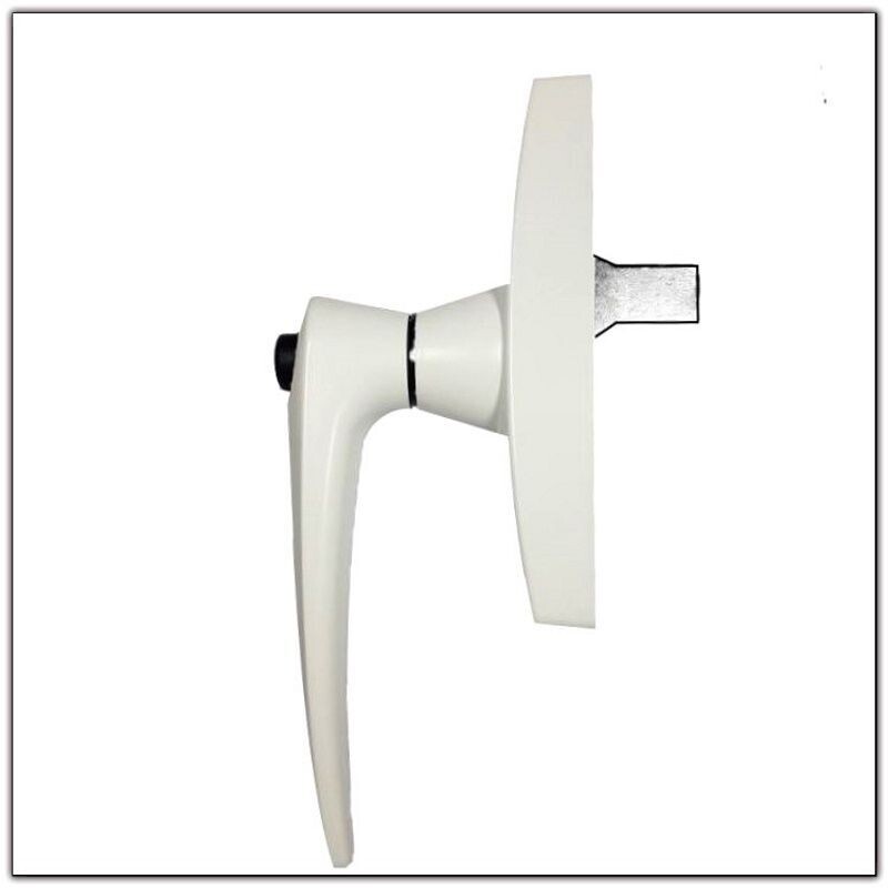POIGNEE DE JALOUSIE GAMME TECHNAL ACTUELLE BLANC A BOUTON