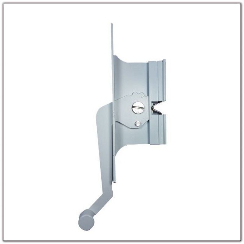 POIGNEE DE JALOUSIE GAMME TECHNAL A LEVIER BLANC GAUCHE