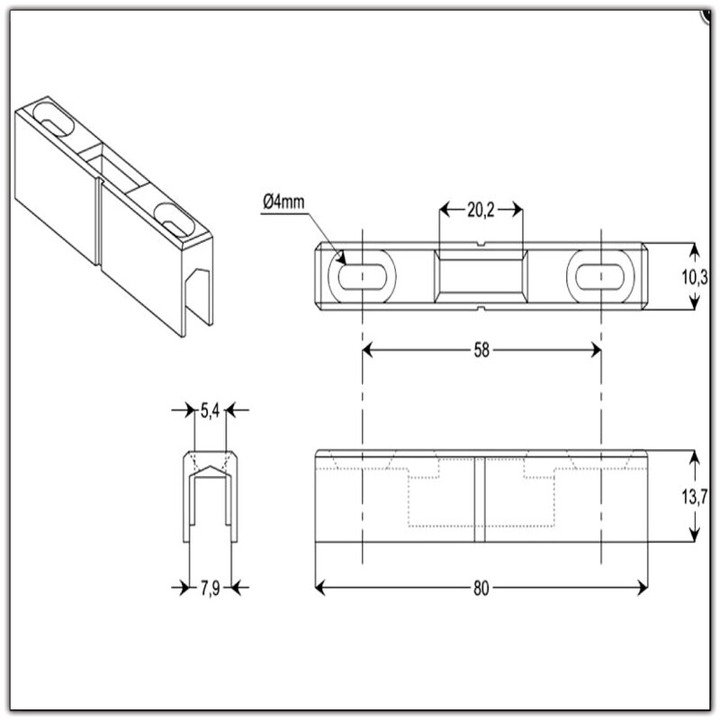 GACHE COULISSANT ALUMINIUM GAMME TECHNAL SERIE TOPAZE GB