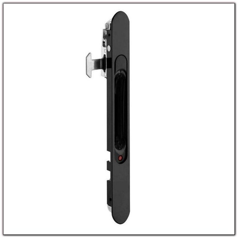 VERROU COULISSANT EURIS POUR PROFIL USINAGE 20 mm NOIR